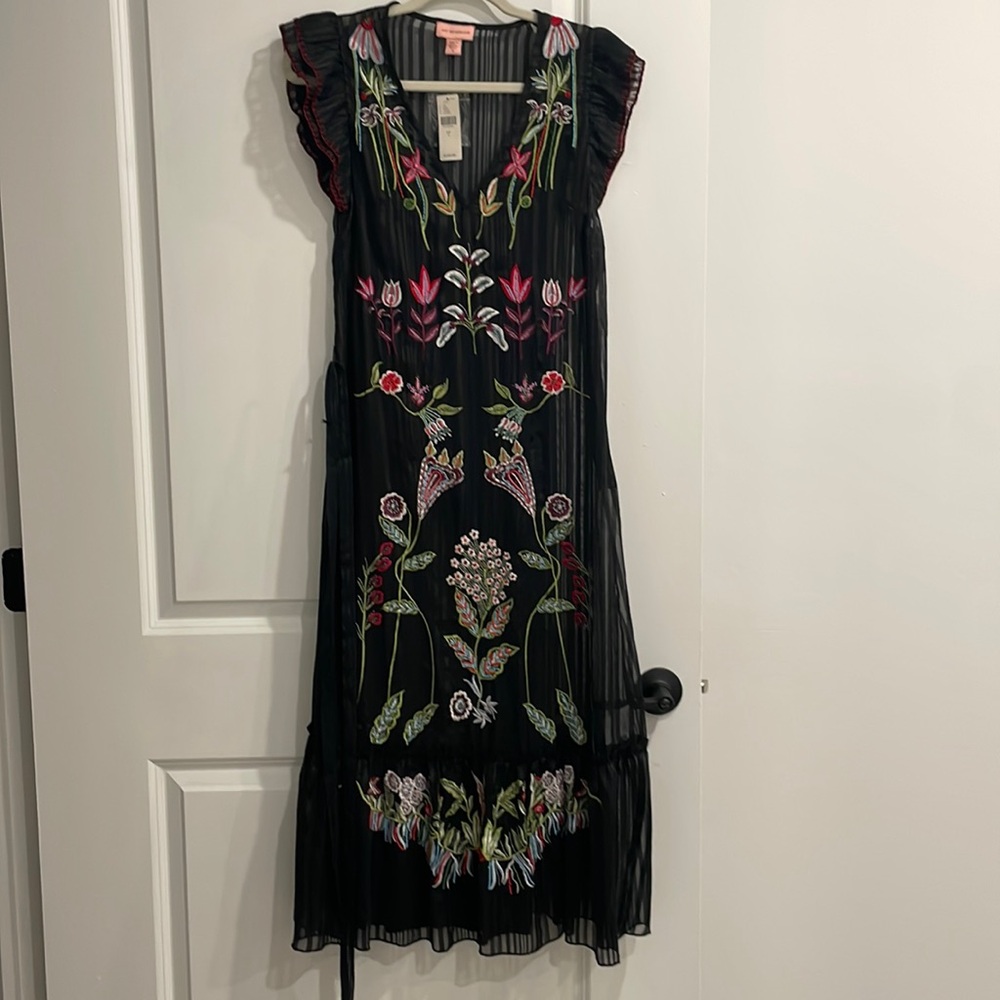 Embroidery dress From Anthropologie